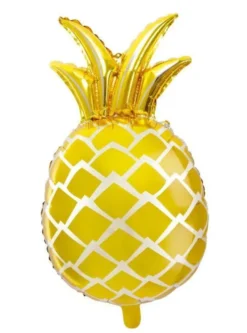 Ananas folieballon i guld