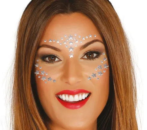Ansigts dekoration Glitter Star