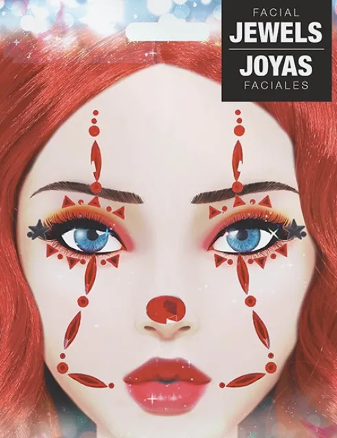 Ansigts dekoration klovn