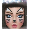 Ansigts stickers Kat