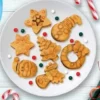 Bageform som Julekugle i silikone til 7 småkager