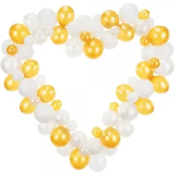 Ballonbue Hjerte i hvid-guld