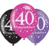 balloner 40 sparkling pink