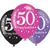 balloner 50 sparkling pink