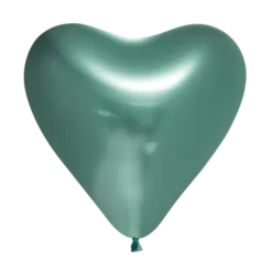 Ballon Hjerte Mirror grøn