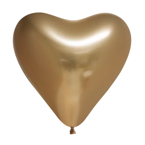 Ballon Hjerte Mirror Guld