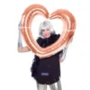 Ballon hjerte-Ramme ROSE GULD