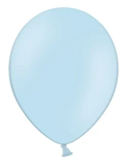 Ballon i 12,7cm i Lyseblå - 100stk