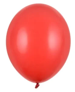 Ballon i 12,7cm i rød - 100stk