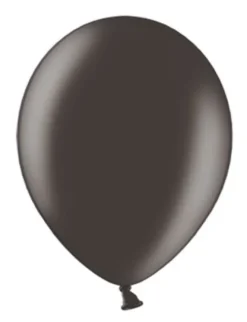 Ballon i 12,7cm i sort - 100stk