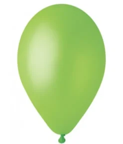 Ballon Metallic Lime, 10 stk.