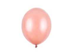 Ballon Metallic Rosegold ø 23 100 stk.