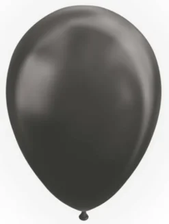 Ballon metallic sort 10 stk
