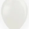 Ballon perlemor Hvid 10 stk.