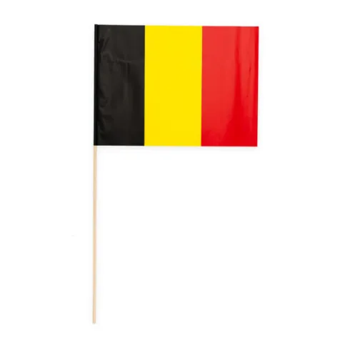 Belgien Papirflag på pind 10 stk