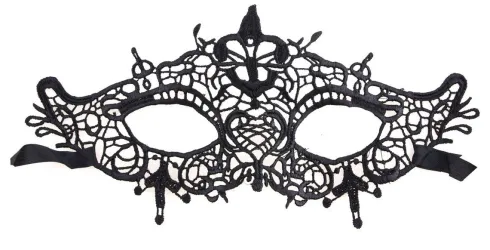 Blonde maske i sort