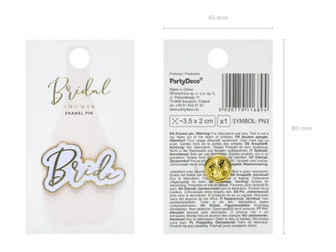 Bride Bagde-Pin