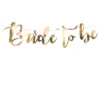 Bride to be karton banner 19x80 cm