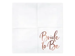 Bride to Be Servietter HVID
