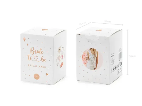 Bride to be skærf med blomster