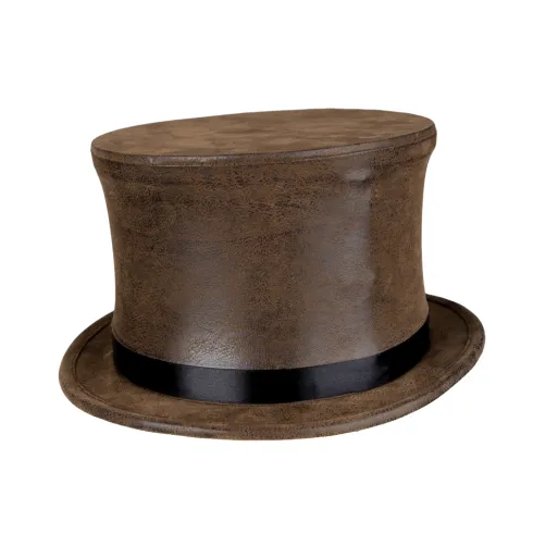 Brun ruskinds tophat