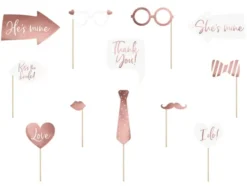 Bryllups Foto selfie sticks i Rosegold