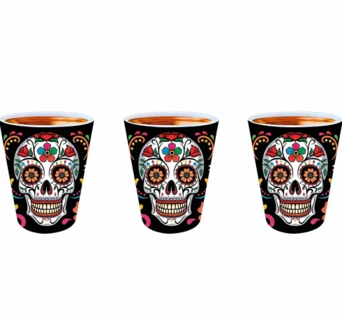 Day of the Dead shots glas