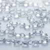Diamant guirlande med klare plastdiamanter