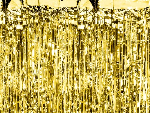 Dørforhæng i folie Guld
