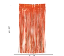 Dørforhæng i Neon orange