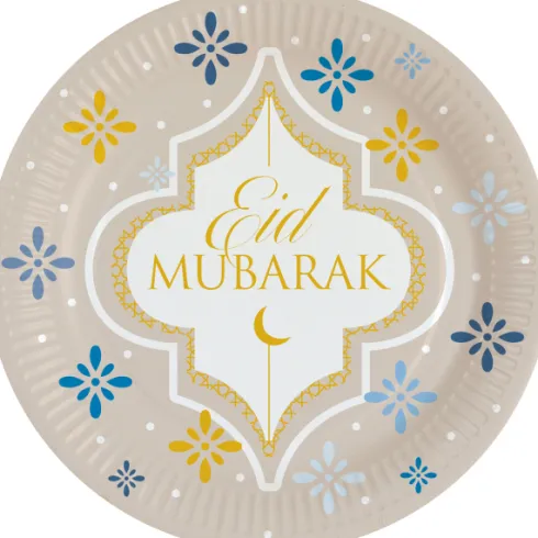 Eid Mubarak tallerken