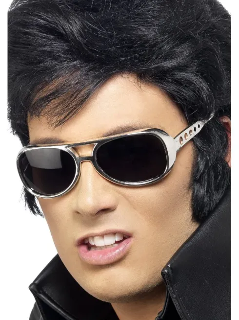 Elvis briller med sølvstel