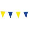 Flagbanner Gul-Blå