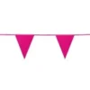 Flagbanner med 12 flag i Glitter-pink