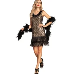 Flapper Kjole - Peacock
