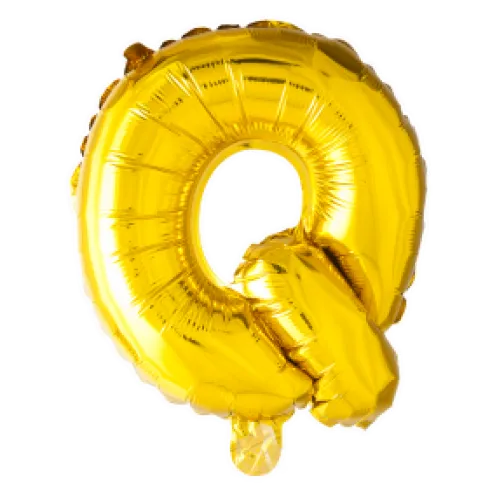 Folie ballon BOGSTAVER - GULD 102 cm
