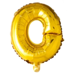 Folie ballon BOGSTAVER - GULD 102 cm