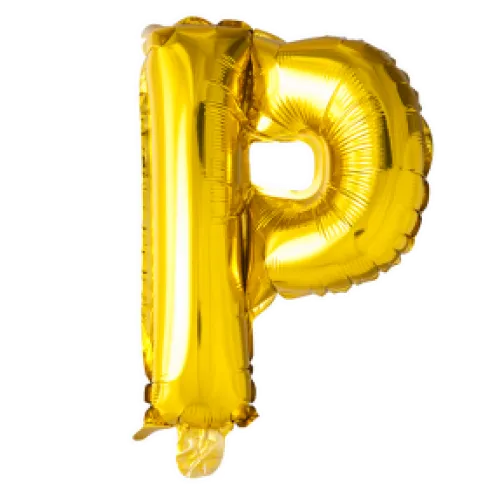 Folie ballon BOGSTAVER - GULD 102 cm