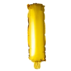 Folie ballon BOGSTAVER - GULD 102 cm
