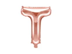 Folie ballon BOGSTAVER - Rosegold, 35 cm