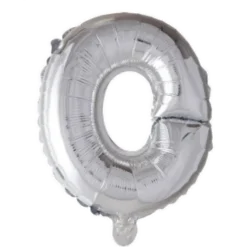 Folieballon Bogstaver - SØLV 102cm
