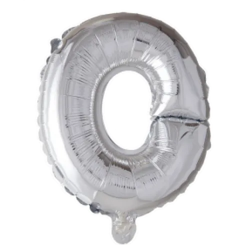 Folieballon Bogstaver - SØLV 102cm
