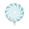 Folie ballon Candy, Lyserblå 46cm