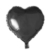 Folie ballon Hjerte 46 cm SORT