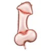 Folieballon Penis - Rosegold 112cm