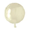 Folie ballon Rund CREME 46 cm