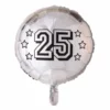 Folie Ballon 25 Sølv