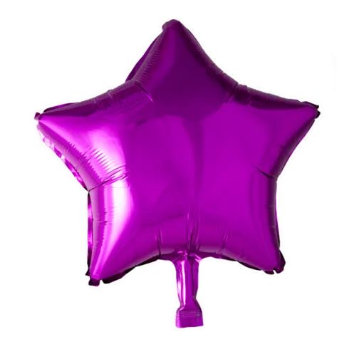Folie ballon Stjerne HOT PINK 46 cm