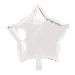 Folie ballon Stjerne HVID 46 cm