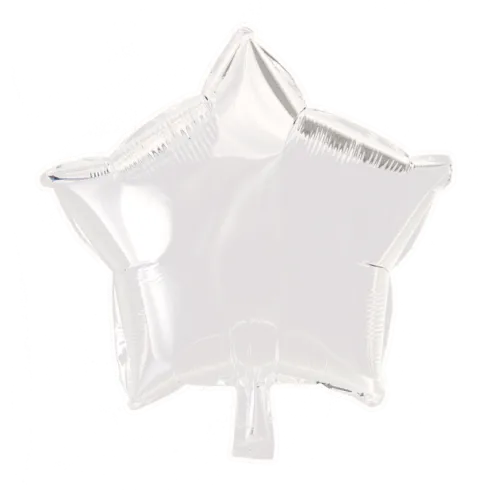 Folie ballon Stjerne HVID 46 cm